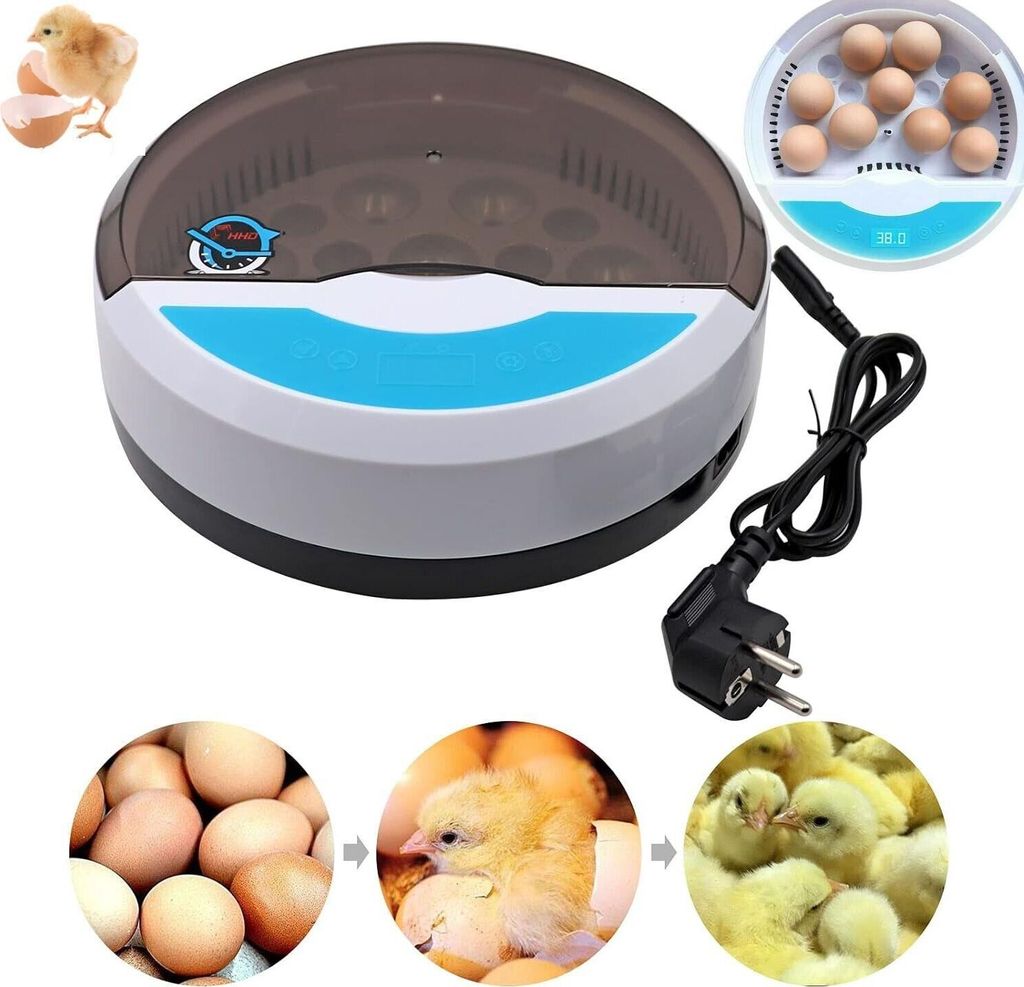 inkubátor na 9 vajec Digitální líheň drůbeže s automatickou Obrázek produktu 