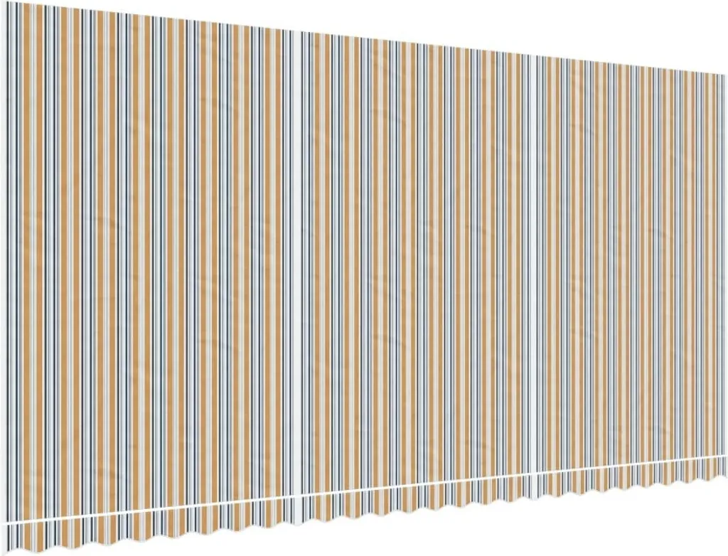 Tenda da Sole Multicolore 6x3m: Telo Ricambio Impermeabile Esterni
