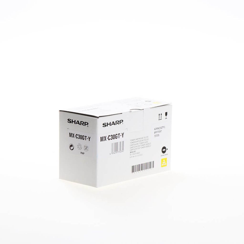 MXC30GTY SHARP MX-C Toner yellow 6000 Produktbild 