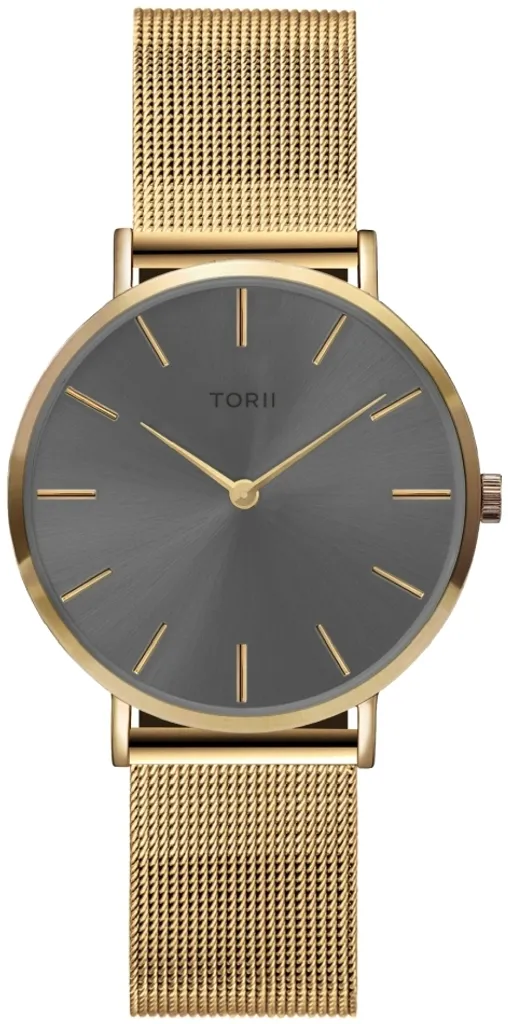 Orologio da polso da donna TORII G34GS.AG in classico stile moda dorata