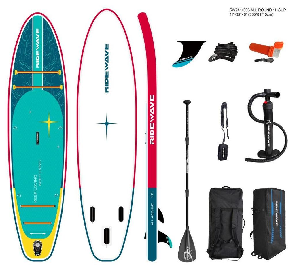RIDEWAVE Paddleboard Romantic 11' Einheitsgröße