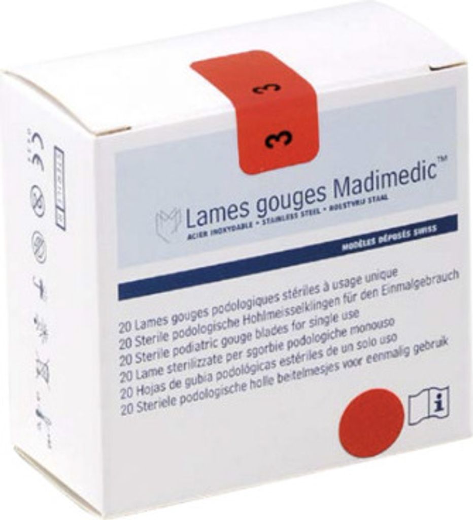 BLAUER BAUERNHOF | Madimedic Einweghobelklinge Nr. 1V, M290-0030-0002, 1