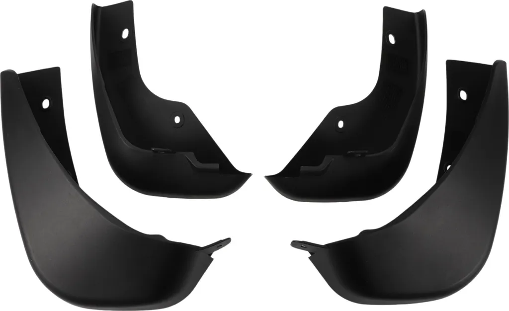 Bavettes Avant Arrière pour Nissan Juke F15 2011-2017 Kit Complet Noir