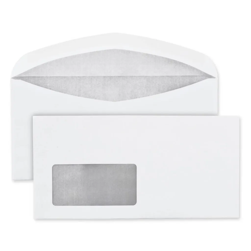Enveloppe commerciale C5/6 blanche avec fenêtre pour courrier A4