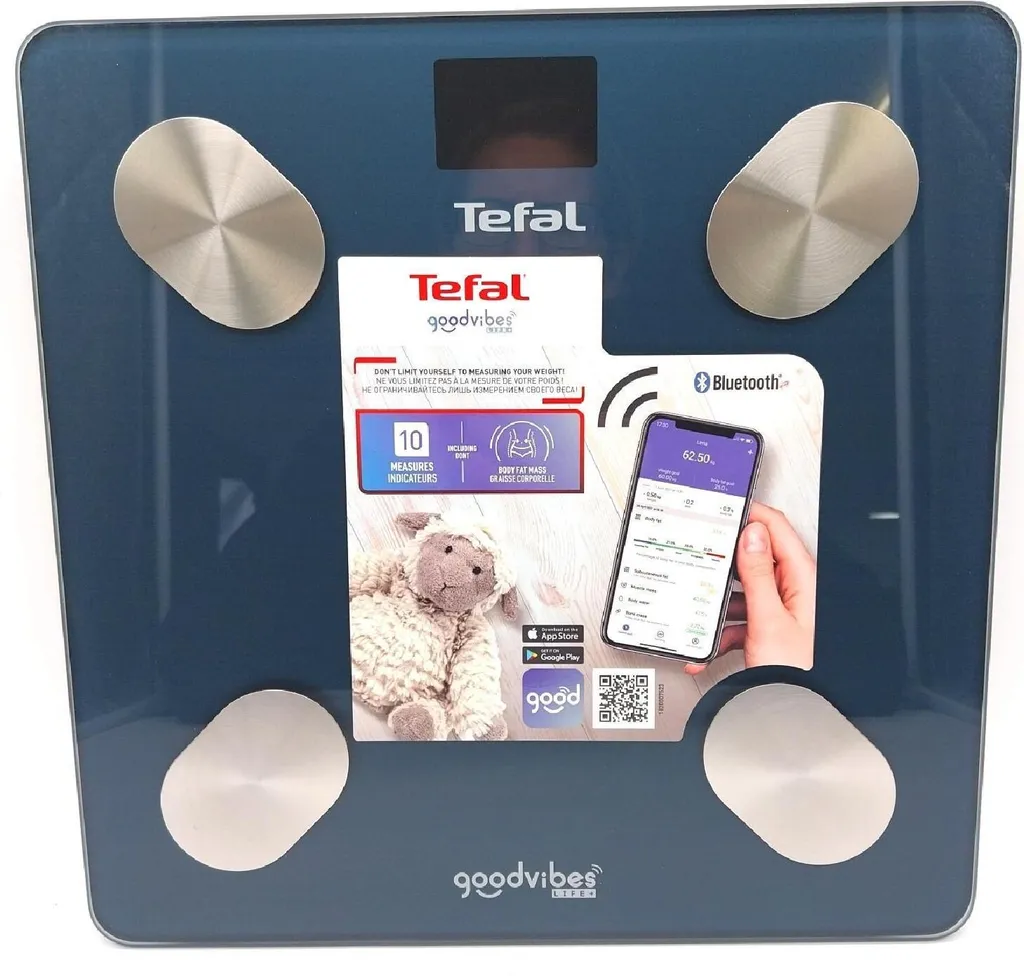 Pèse-personne Tefal Goodvibes Life+ connecté avec Analyse de 10 Indices - 21