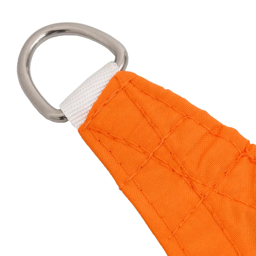 vidaXL Tenda da sole in tessuto Oxford Triangolare 4,5x4,5x4,5 m Arancione - 11
