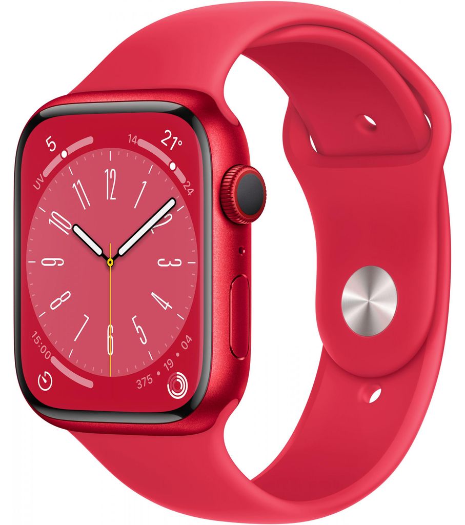 Apple Watch 8 4G 45mm Alu rot/Sport (PRODUCT) RED Produktbild 