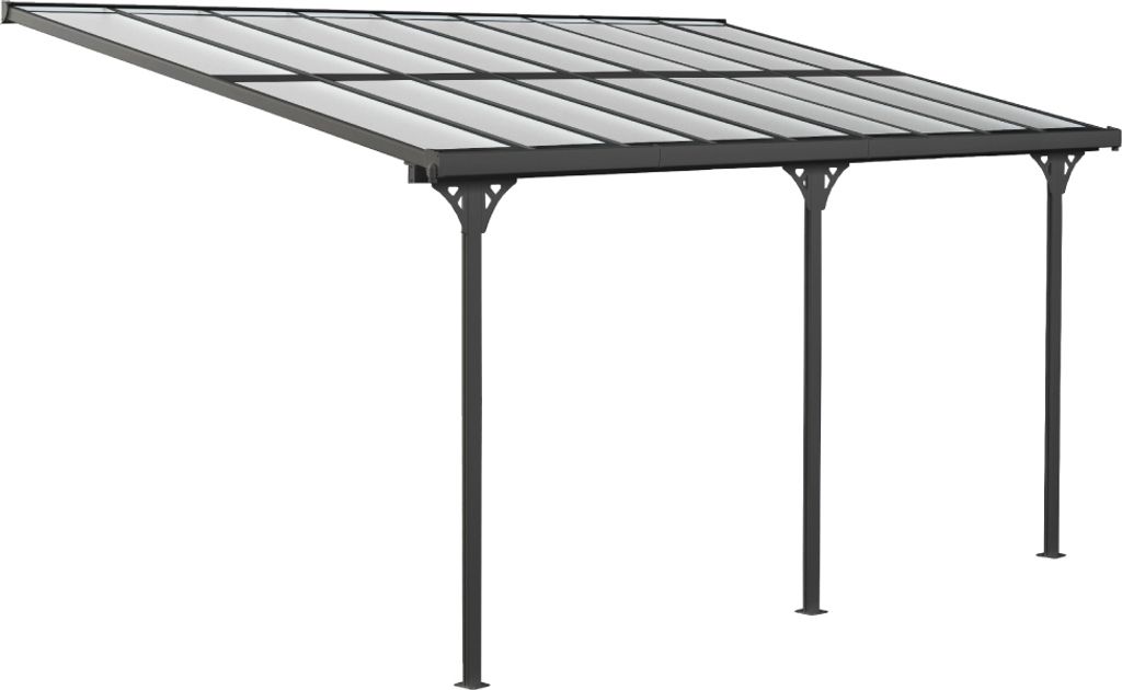 Westmann Alu Terrassenüberdachung Bruce 556 Schwarz Produktbild 