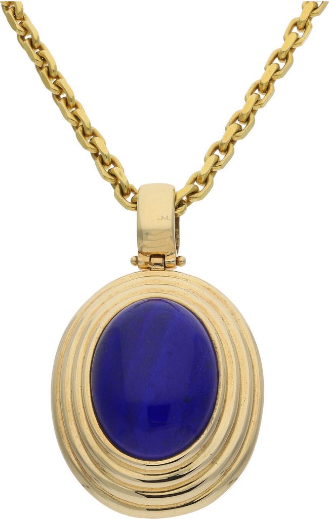 JuwelmaLux Anhänger 585/000 (14 Karat) Gold mit Lapislazuli JL30-02-3473