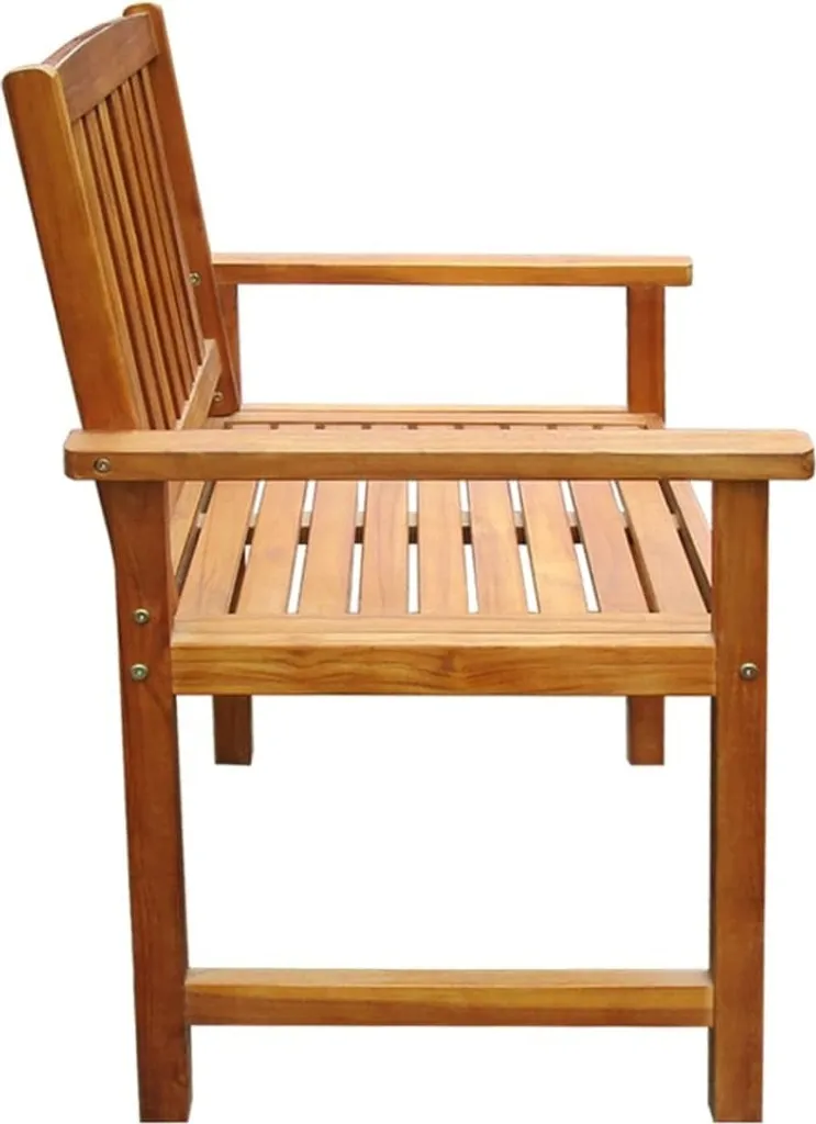 Set 2 Sedie da Giardino vidaXL in Legno Massello Acacia Marrone | Offerta - 3