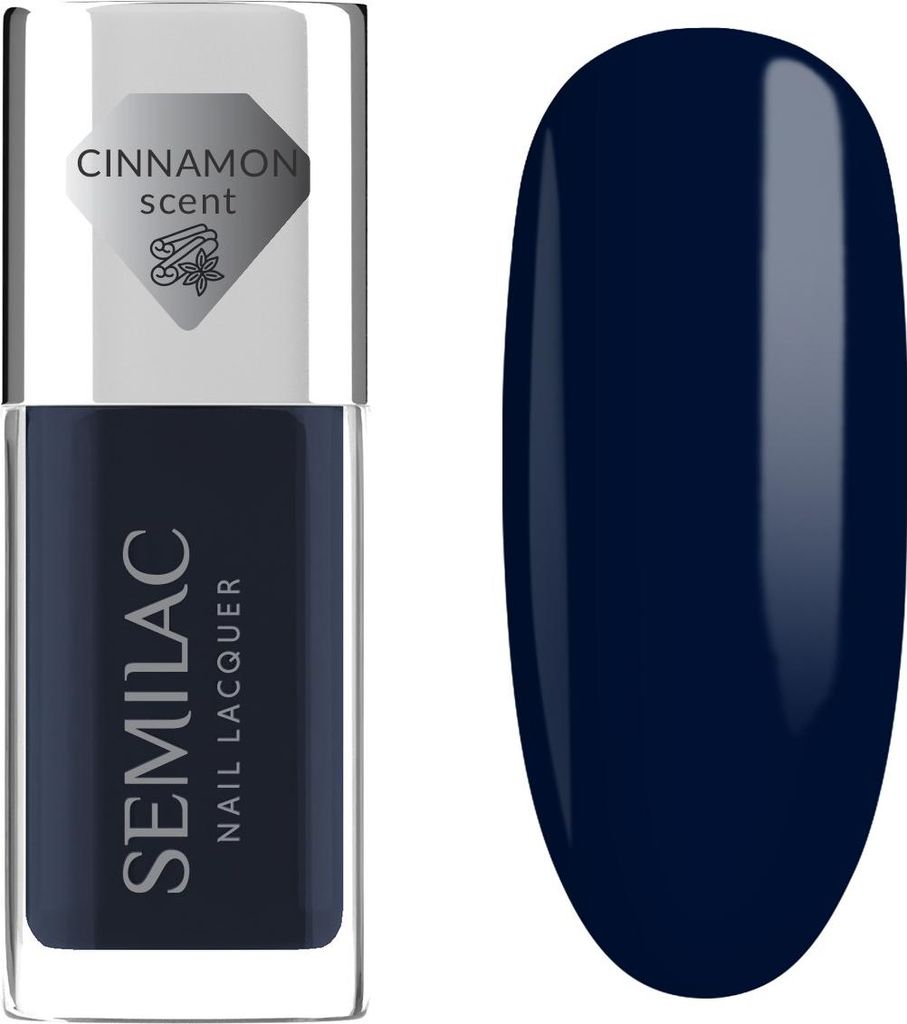 SEMILAC Nagellack 113 Blau Marine 9 ml