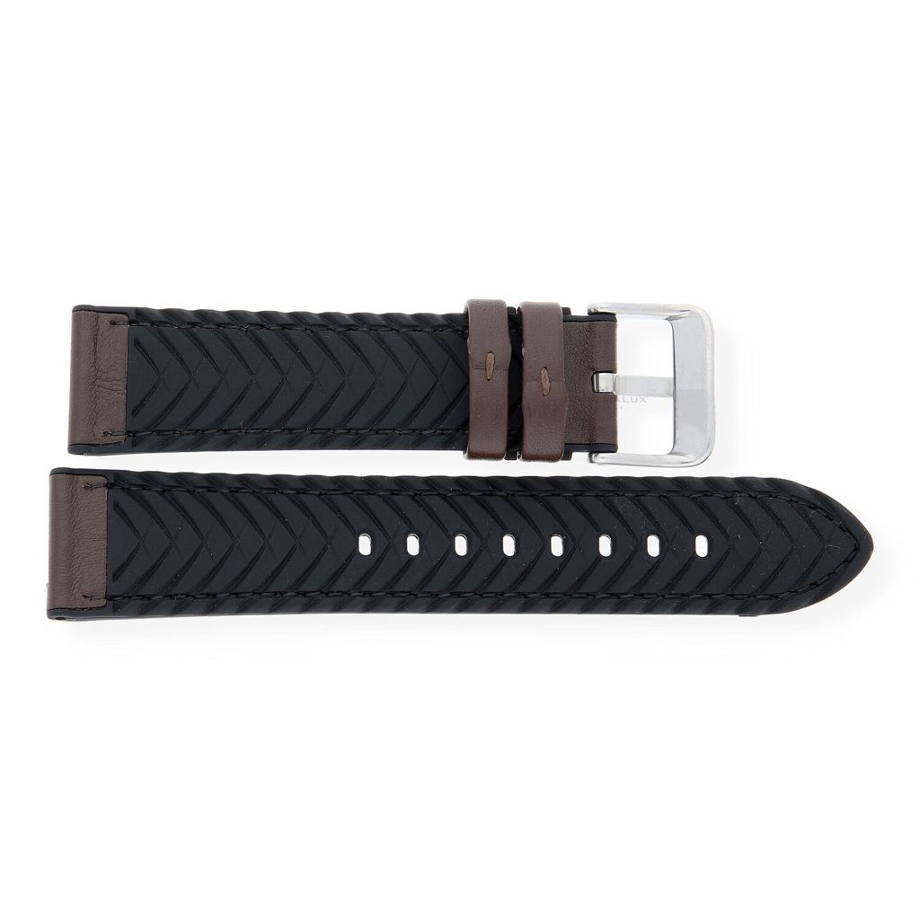 JuwelmaLux Uhrband JL38-10-0134 Leder/Silikon 20 mm
