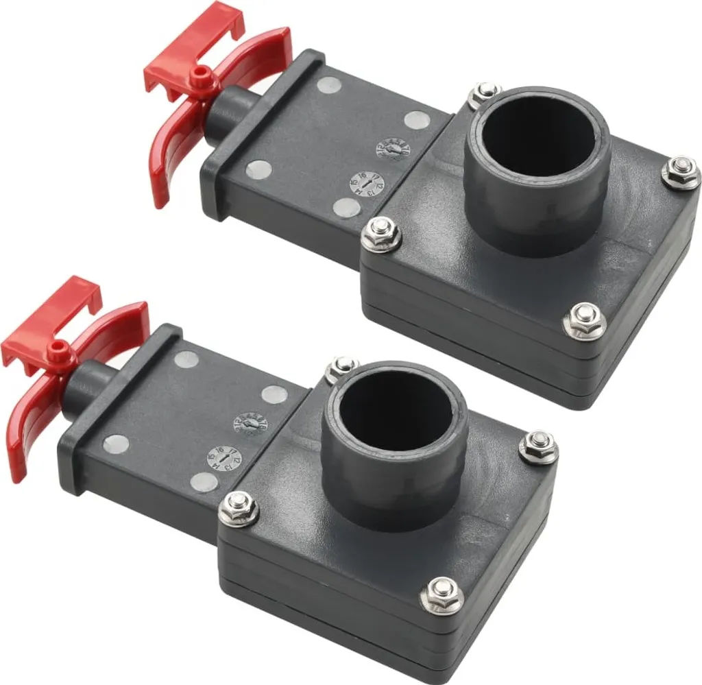 Vanne à bille piscine 1,5 pouce lot de 2 pour circuit de filtration