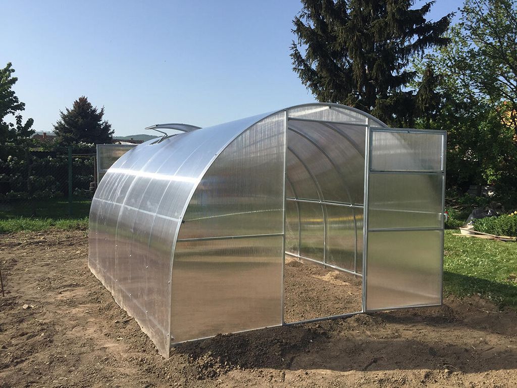 Gartengewächshaus GARANT 6x3 m Bogen, Polycarbonat