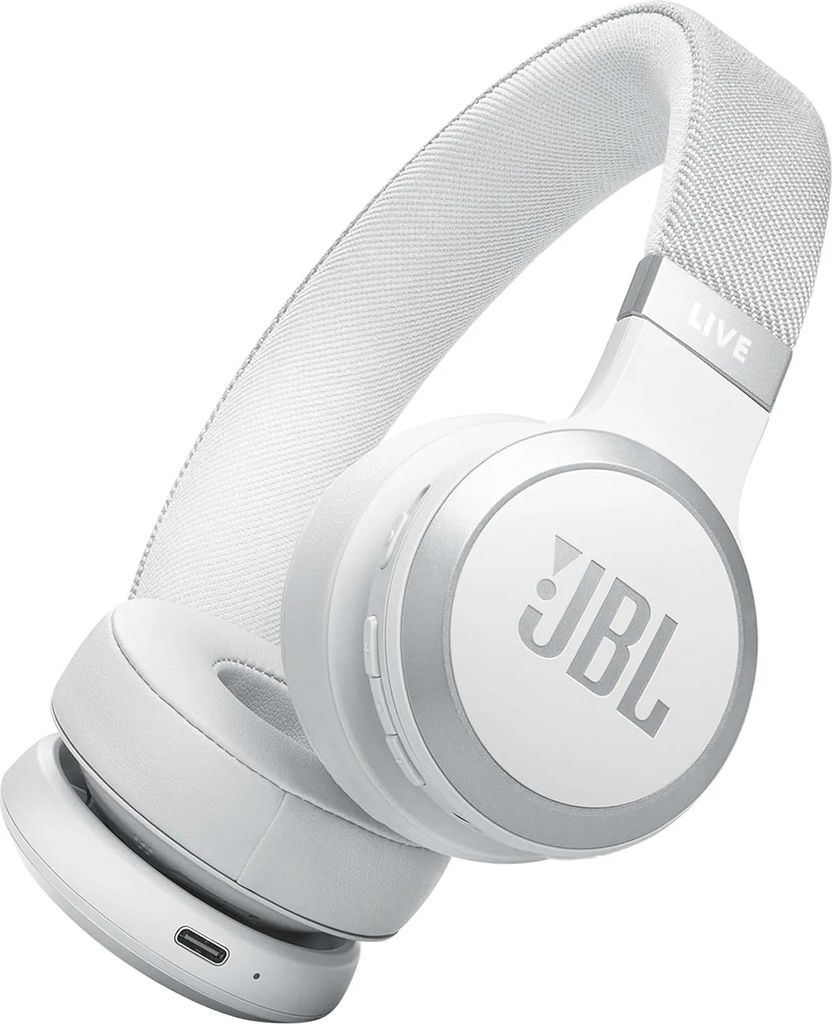 JBL Live 670NC Wireless Headphones Bluetooth jack White - Kopfhörer - Kopfhörer - 20 KHz