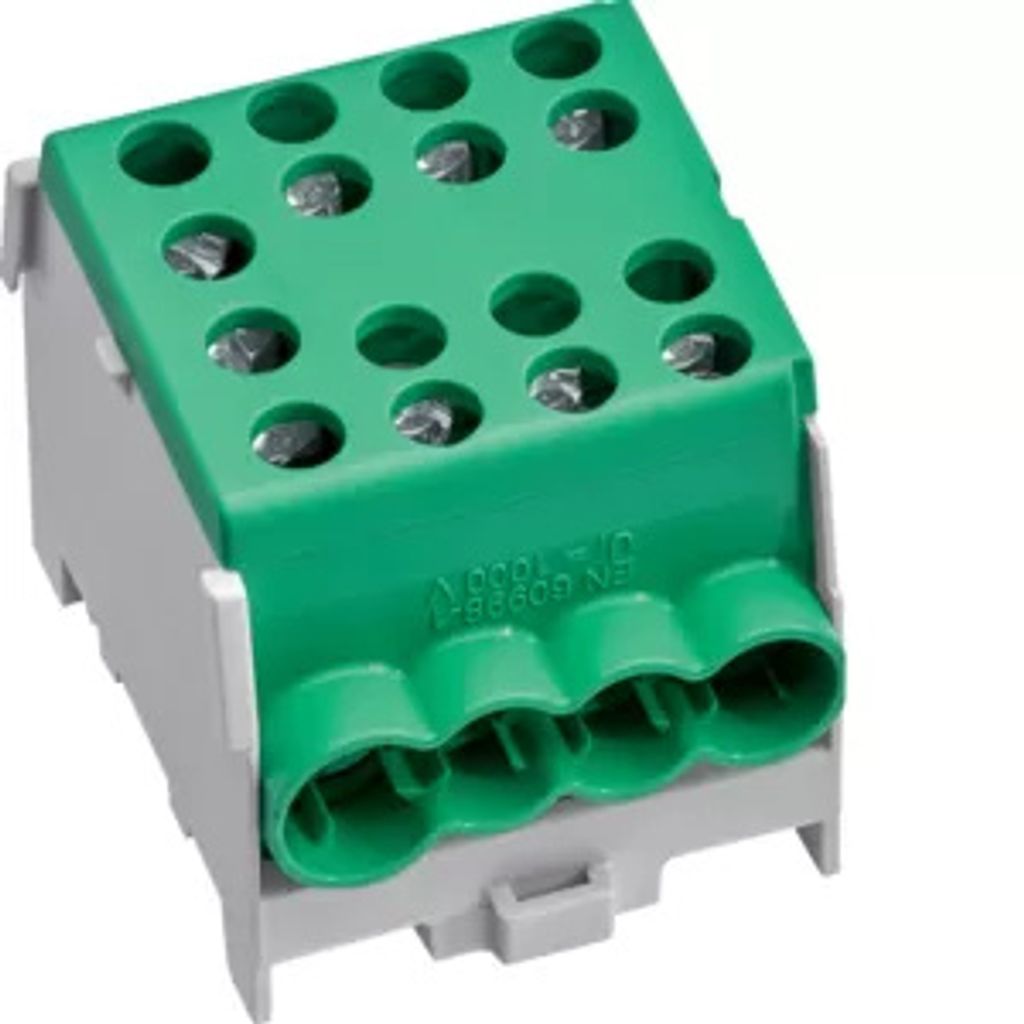 HAGER KH35E8 Hauptleitungsabzweigklemme 1pol IP20Grün (KH35E8)