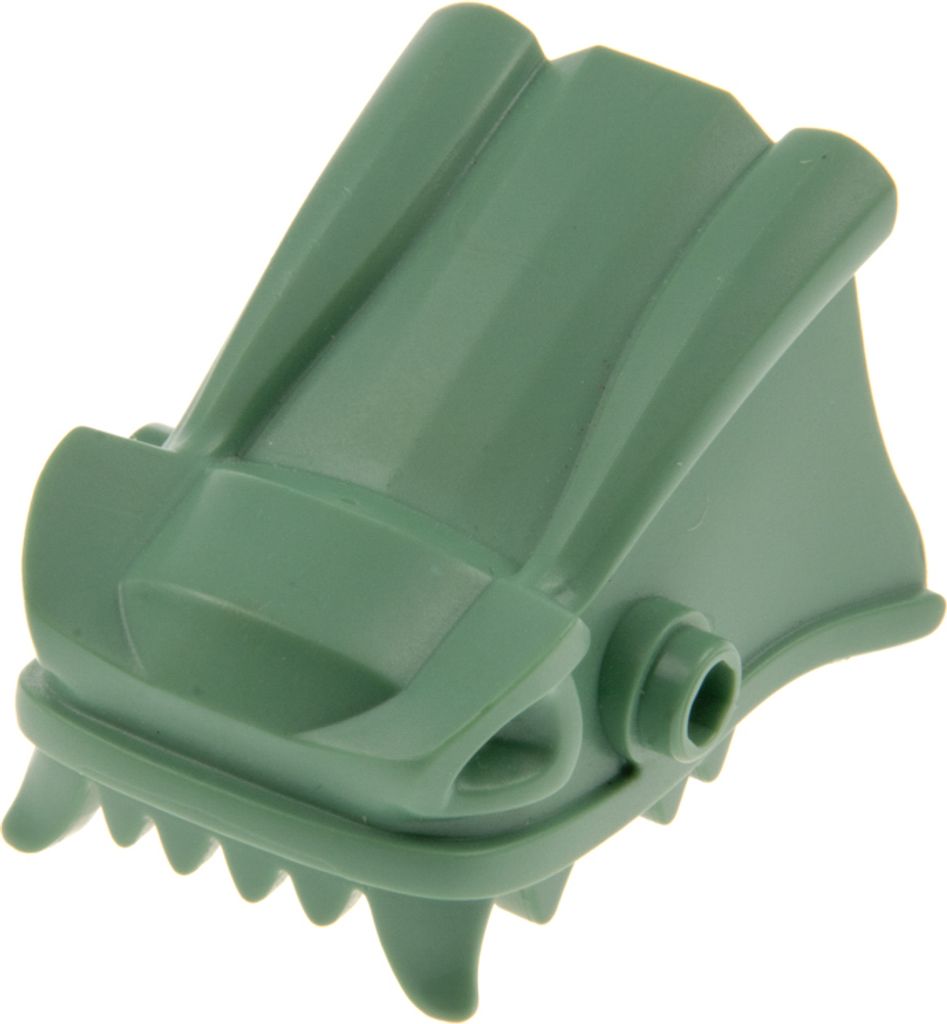 1xLego Bionicle Drachen Kopf Ninjago sand grün Oberkiefer Produktbild 