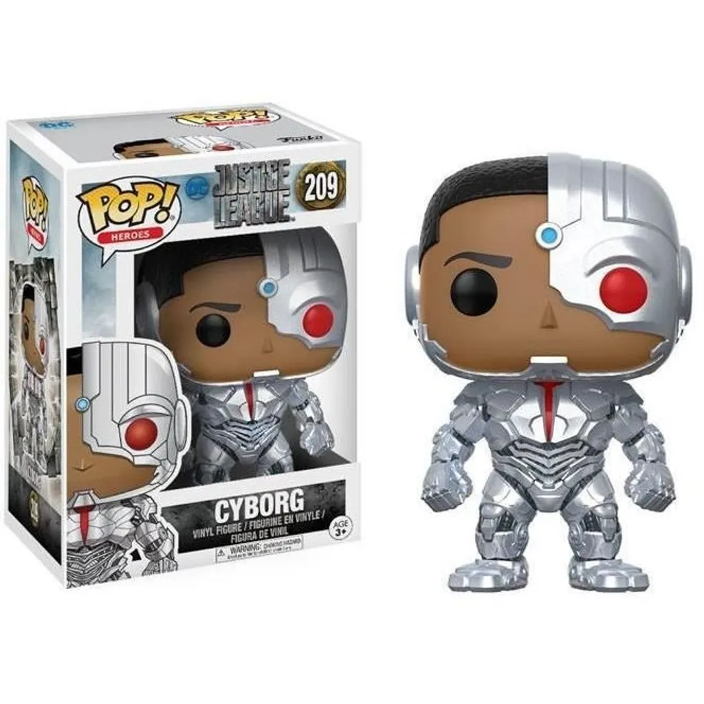 Figurine Funko POP ! Heroes Justice League Movie Cyborg numéro 210