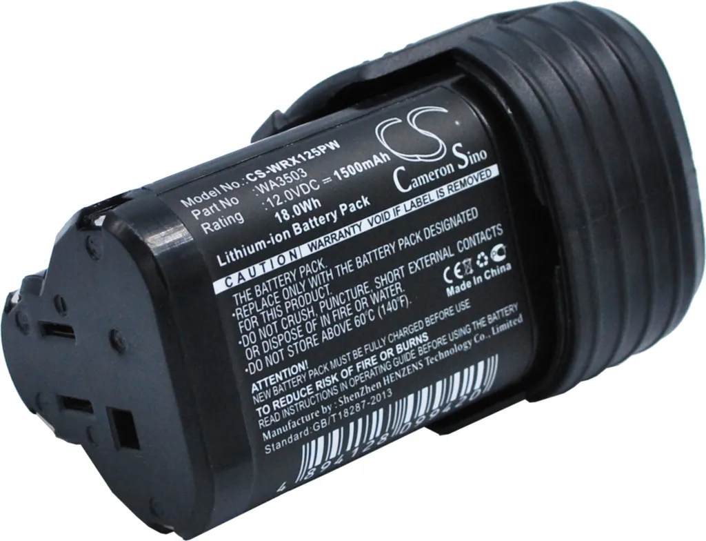 Batteria Ricambio Worx WA3503 WA3509 12V 2Ah TECHTEK | Alta Qualità