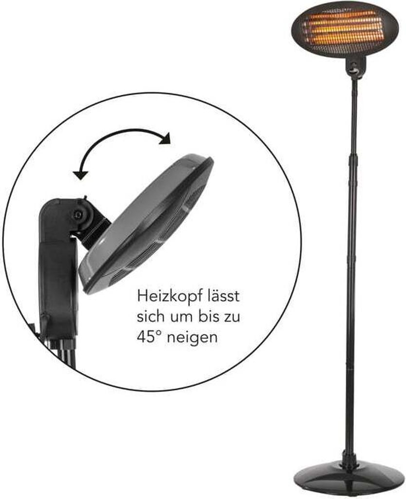 MAXXMEE Heizstrahler mit Standfuß - 3 verschiedene Produktbild 6