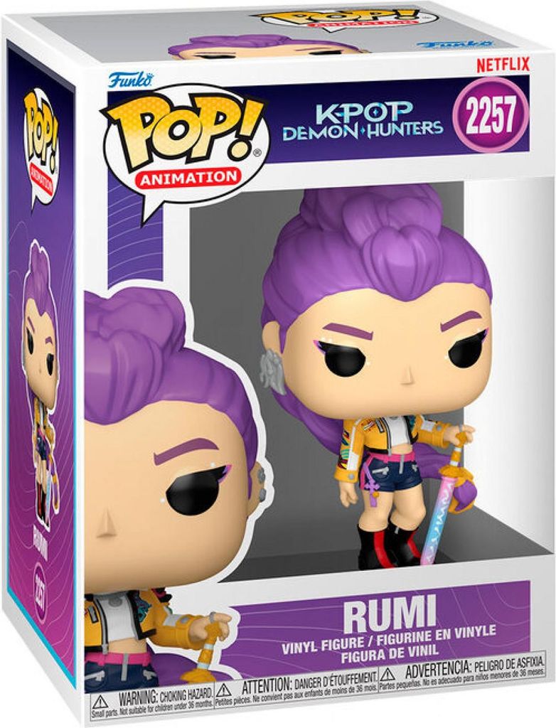 KPop Demon Hunters POP! Animovaná vinylová figúrka Rumi, 9 Obrázok produktu 