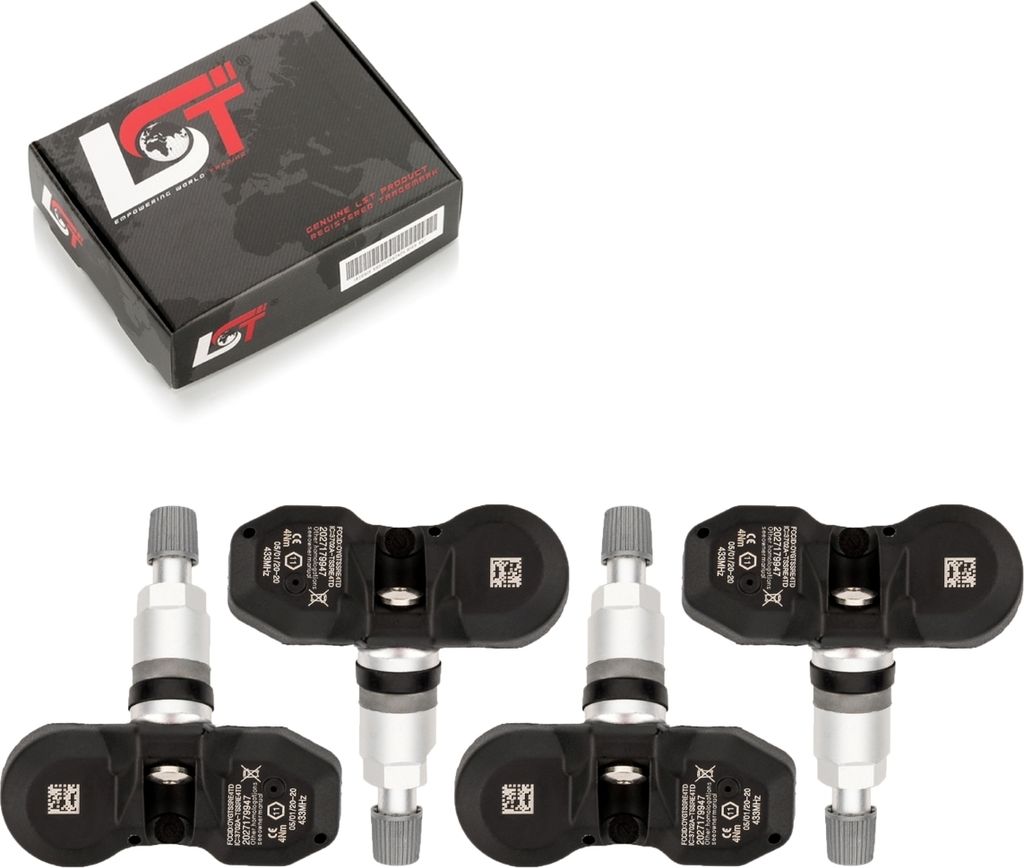 4x Reifendrucksensor TPMS-Sensor 7PP907275F für AUDI A4 A6 A7 A8 Q7 R8 SPYDER