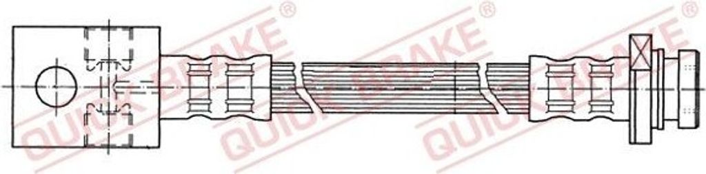 QUICK BRAKE 60.006 Bremsschlauch für NISSAN TERRANO II (R20)