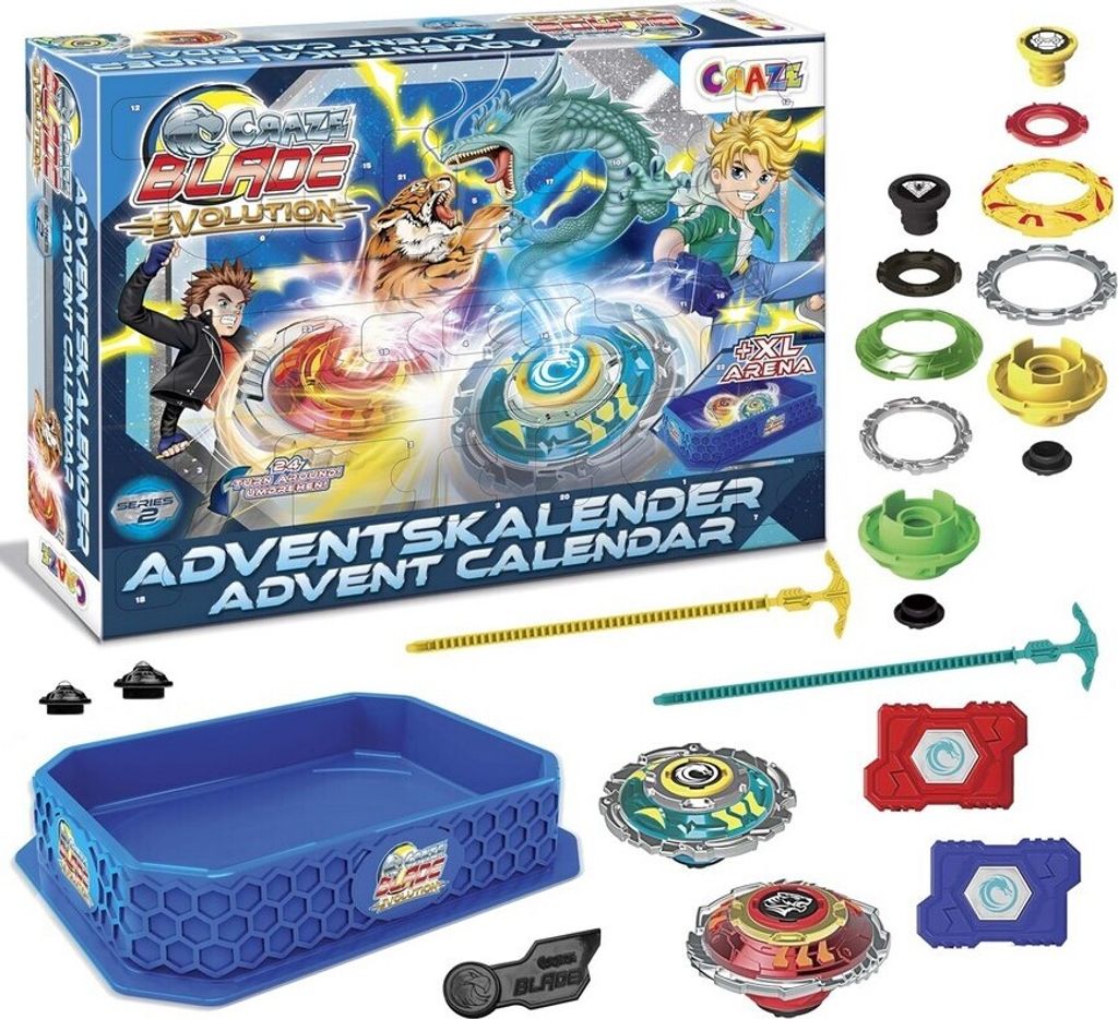 CRAZE 'Blade' Adventskalender Battle Set  Kampfkreisel Produktbild 