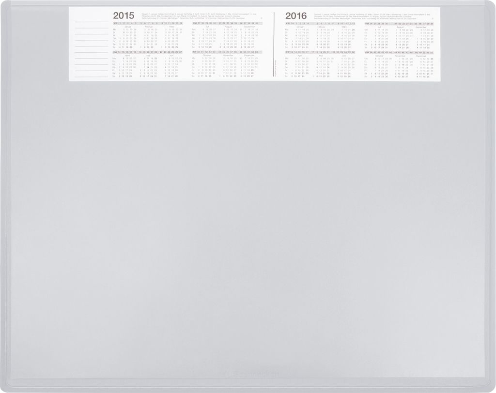 Soennecken Schreibunterlage 3654 63x50cm Kunststoff grau Produktbild 