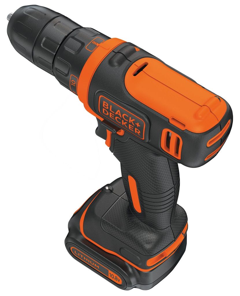 Black&Decker Akku-Bohrschrauber 10,8V 1,5Ah BDCDD12 Produktbild 
