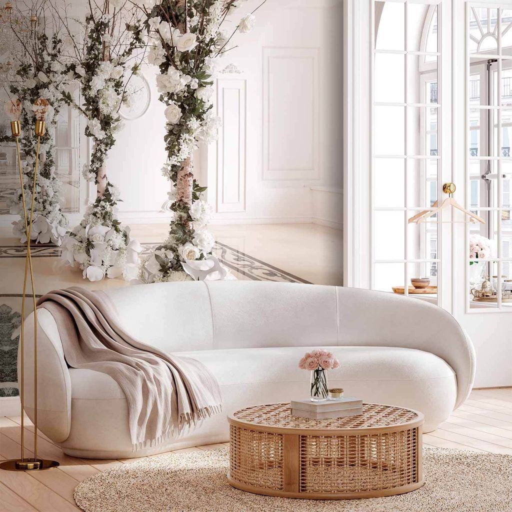 Selbstklebende Folie Fototapete - Flower Chamber 441x315 cm 3D d-B-0180-a-a