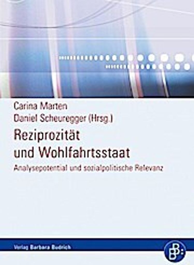 Reziprozität und Wohlfahrtsstaat