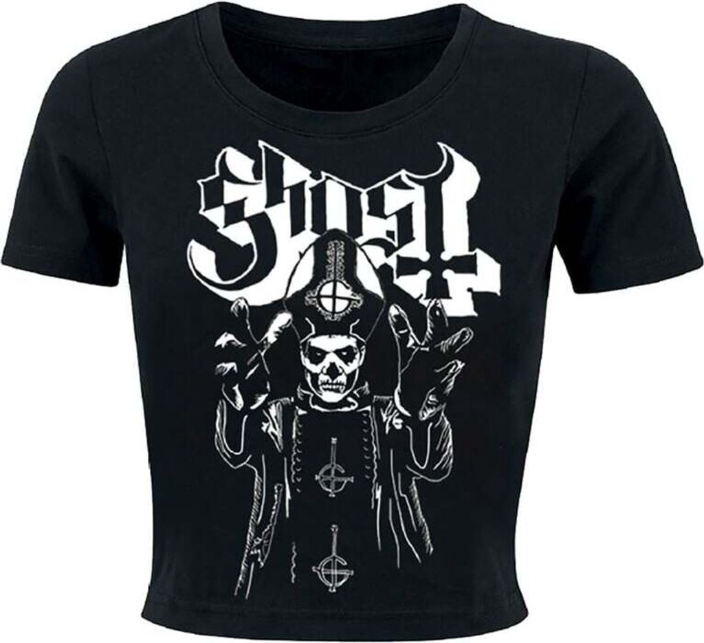 Ghost T-Shirt Damen Papas Wrath schwarz L