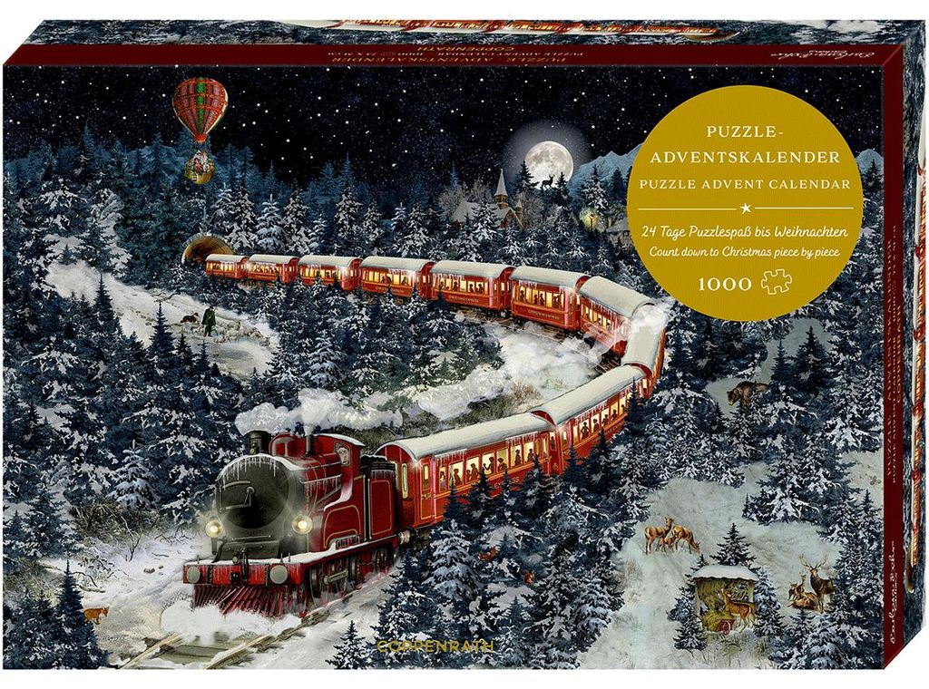 Puzzle-Adventskalender - Weihnachtsexpress Produktbild 