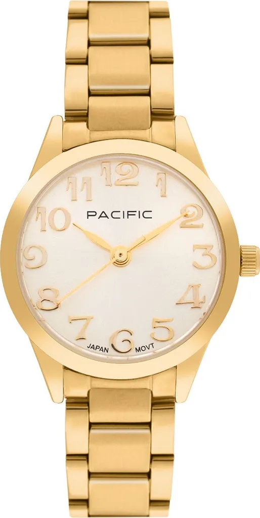 Montre Pacific Damen Gold Pacific-PC00792 : Élégance Dorée Féminine