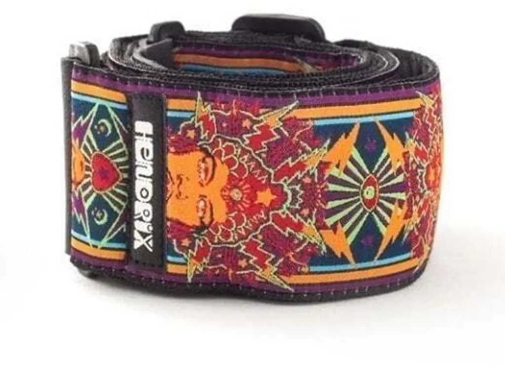 Sangle Guitare Dunlop Jimi Hendrix Strap Poster pour Guitare Électrique