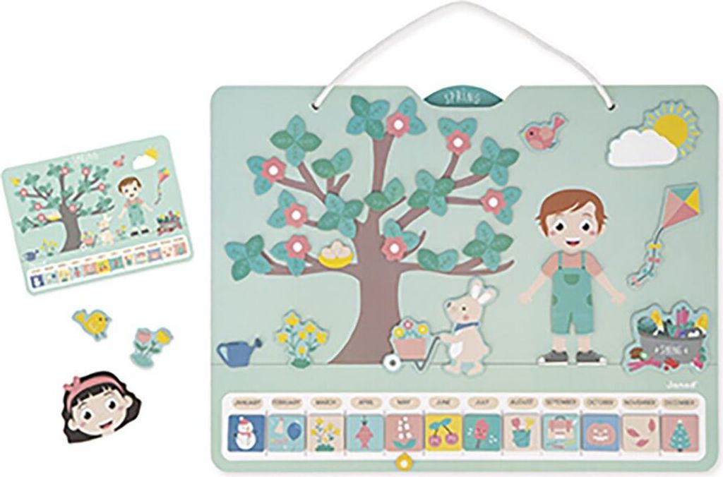 Janod Stationskalender Englisch Mehrfarbig Mehrfarbig One Size