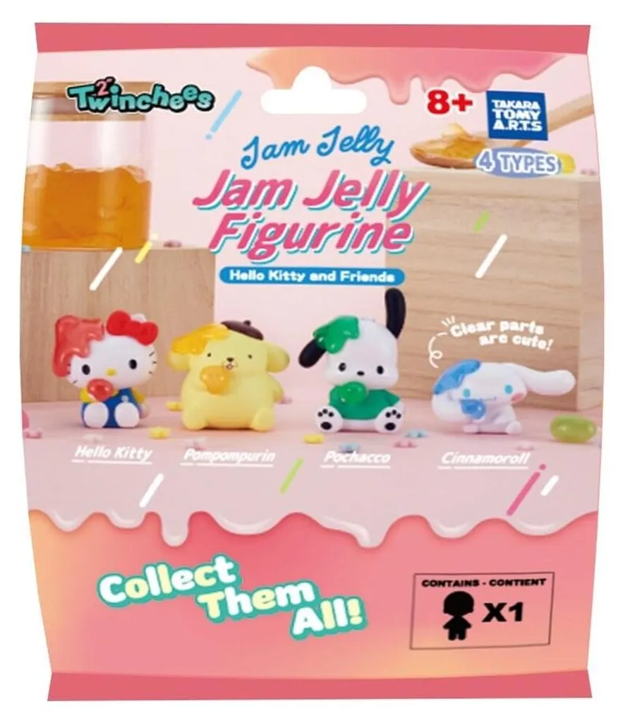 Figurines de collection Sanrio Jam Jelly 5 cm - Set de 24 boîtes mystère - 3