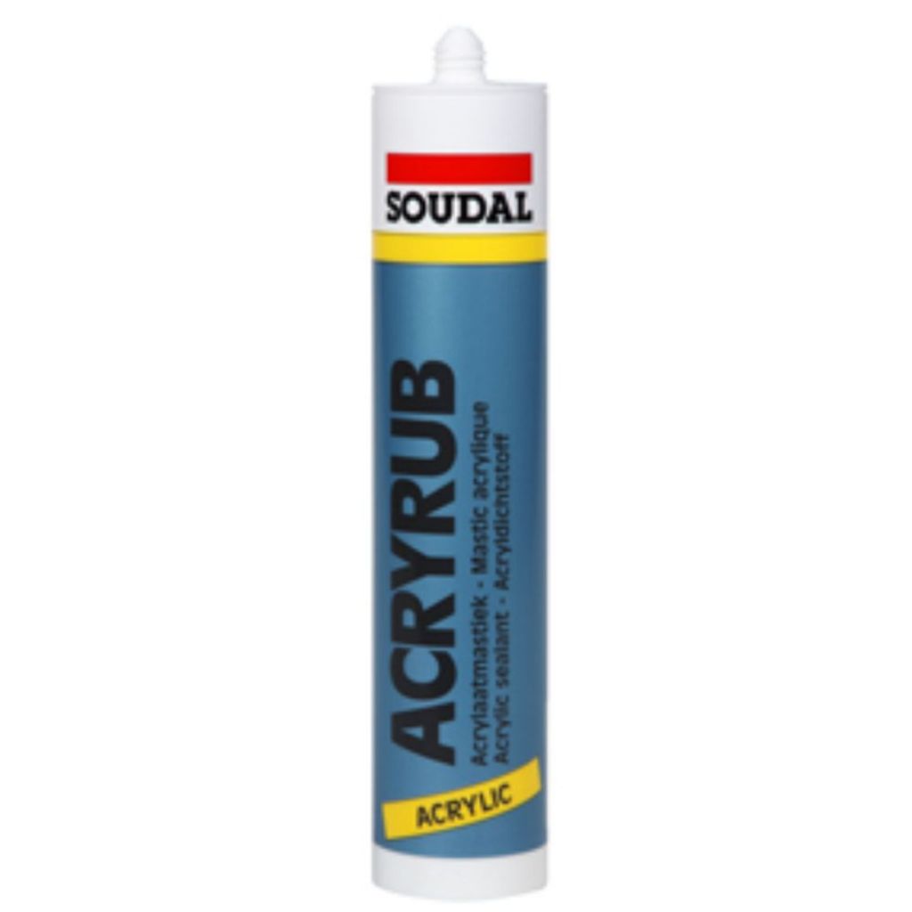 ACRYRUB Acryldichtstoff Acryl Dichtstoff Kartusche 310ml schwarz