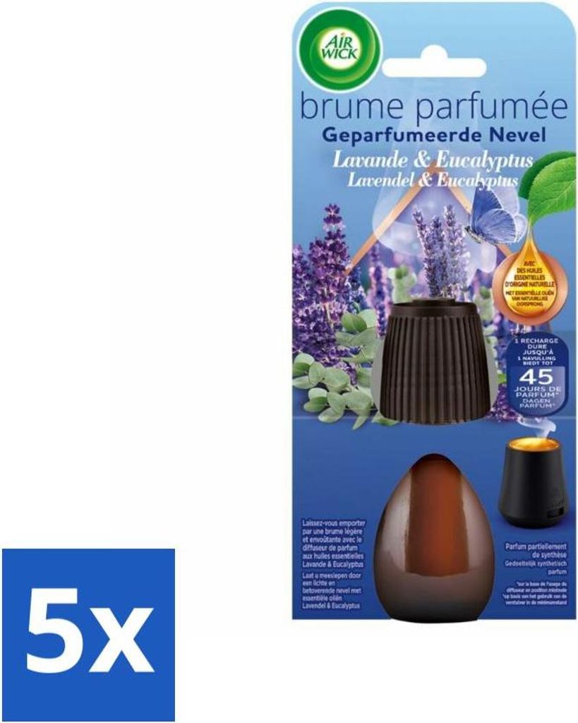 Air Wick Essential Mist Nachfüller - Inner Peace - Lufterfrischer - Vorteilspack - 5 Stücke