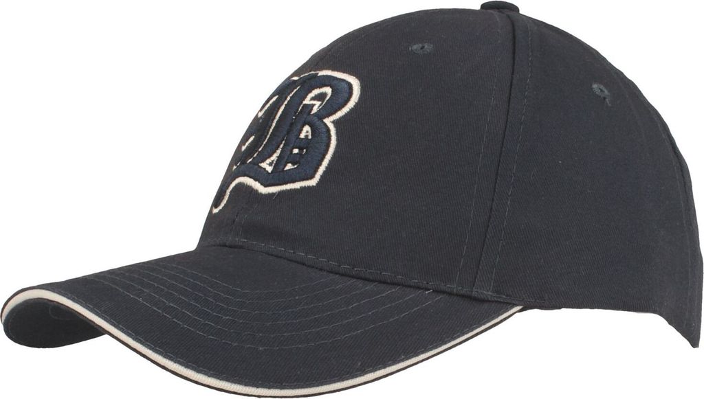 Verstellbare Baseball Cap aus 100% Baumwolle mit schöner Stickerei von Hut-Breiter, blau, Gr. Einheitsgröße