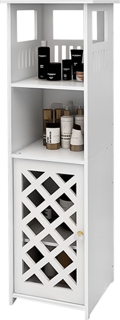 Badschrank Schrank,Freistehender Badschrank schmal Produktbild 