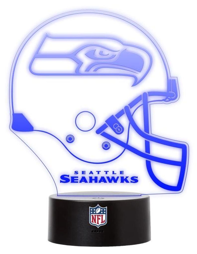 Seattle Seahawks LED svetlo „Helm“, oficiálny fanúšikovský Obrázok produktu 