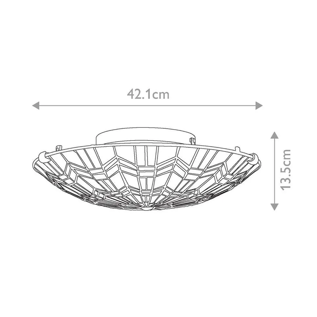 Plafonnier Design en Bronze Alcott pour un Éclairage Chic et Tamisé - 8