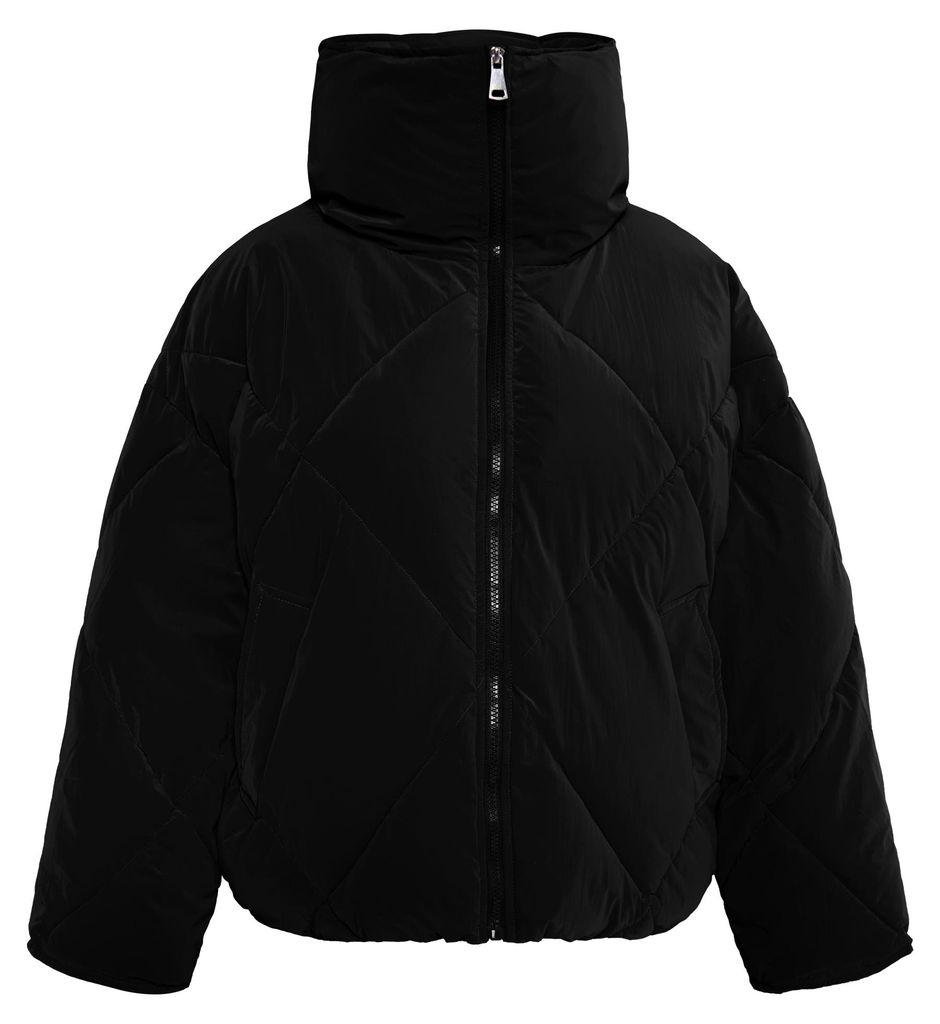 minya damen steppjacke - schwarz, XL