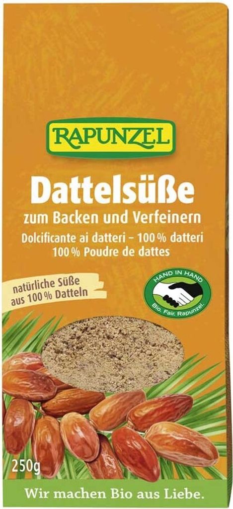 Rapunzel 1400190, Datľový cukor, Prášok, Prírodný, Obrázok produktu 