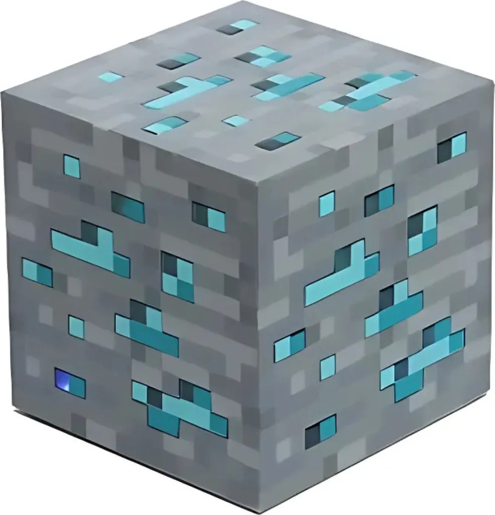 Luce Notturna Minecraft Lapis Block - Lampada LED Blu per Cameretta