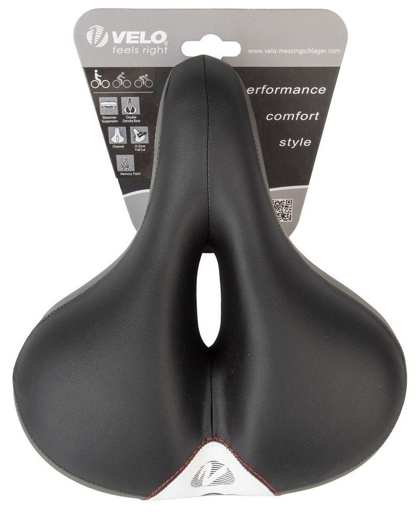 Velo Newport Gemini, Fahrradsattel, Stadt, Unisex, Schwarz, Produktbild 