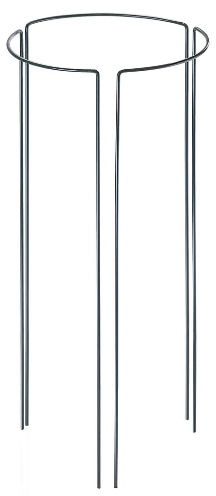 Tuteur en Acier Vert de 60cm Anneau 1/3 Cercle pour Plantes et Massifs