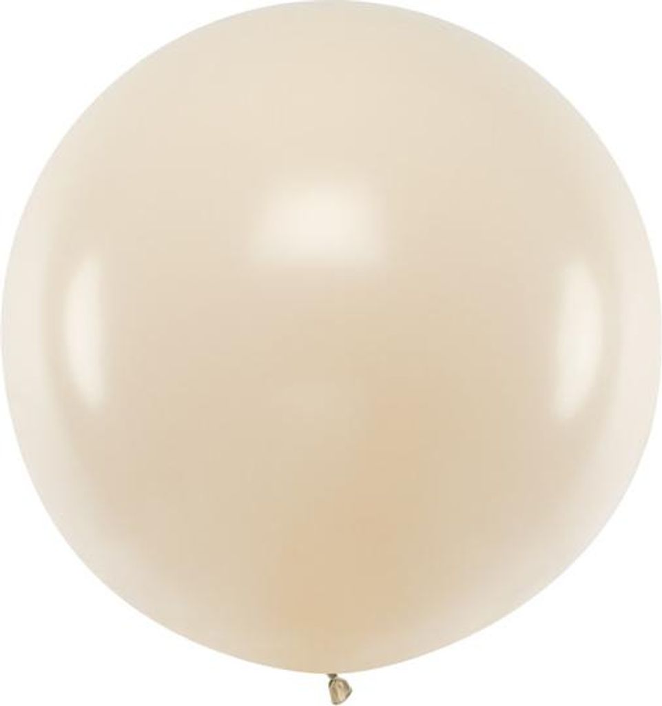Riesen-Latexballon, Beige, Pastell Alabaster/ Nude, 1m, 1 Stk.